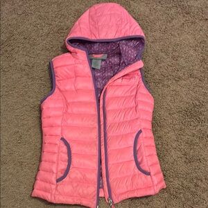 Free Country Kids Pink Hooded Vest